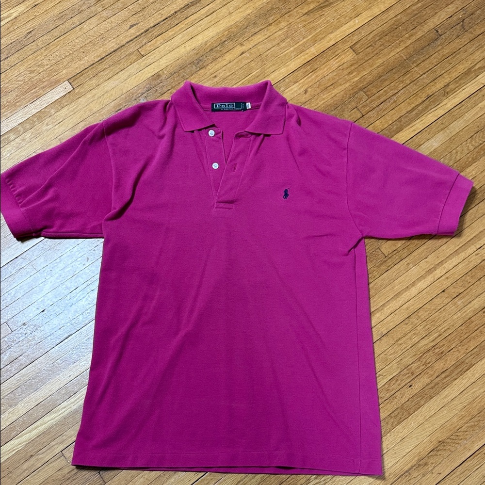 Polo by Ralph Lauren Men’s Bright Magenta Short-Sleeve Polo